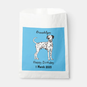 Sachets En Papier Caricature pour chien dalmate