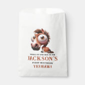 Sachets En Papier Caricatures du cheval 1er anniversaire (Devant)