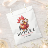 Sachets En Papier Caricatures du coq mignonne 3ème anniversaire (Coupé)