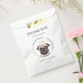 Sachets En Papier Carlin simple Merci Mariage Favoriser sac (Scellé)