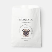 Sachets En Papier Carlin simple Merci Mariage Favoriser sac (Devant)