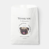Sachets En Papier Carlin simple Merci Mariage Favoriser sac (Devant)