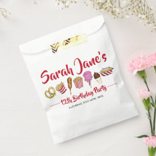 Sachets En Papier Carnival Circus State Fair Foods Anniversaire Fête