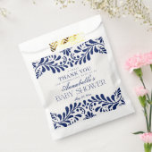 Sachets En Papier Carrelage bleu Talavera Fiesta Baby shower Dessert (Scellé)