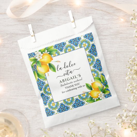 Sachets En Papier Carrelage méditerranéen, week-end bachelorette cit (Coupé)