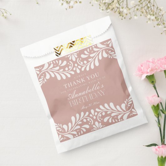 Sachets En Papier Carrelage Talavera rose Espagne Fiesta Anniversair (Scellé)