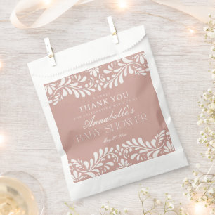 Sachets En Papier Carrelage Talavera rose Fiesta Baby shower Dessert