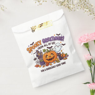 Sachets En Papier Carte d'invitation pour une fête d'Halloween Spook