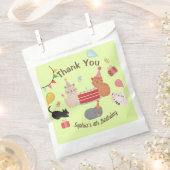 Sachets En Papier Cartoon Cats Birthday Party  (Coupé)