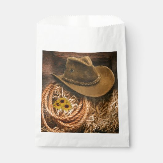 Sachets En Papier Casquette Cowboy (Devant)