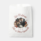 Sachets En Papier Célébration Blush Rose Mariage gothique Favoriser (Devant)