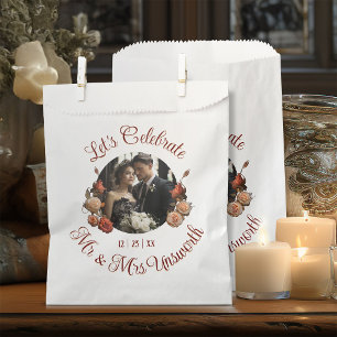 Sachets En Papier Célébration Blush Rose Mariage gothique Favoriser