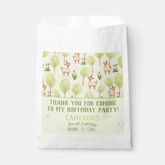 Sachets En Papier Célébration d'anniversaire pour enfants en plein a (Devant)