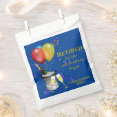 Sachets En Papier Célébration de la retraite Sparkling Vin bleu (Coupé)