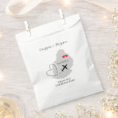 Sachets En Papier Célébration des Mariages de Maurice (Coupé)