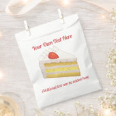 Sachets En Papier Célébration Gâteau éponge - Tres Leches texte pers (Coupé)