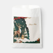 Sachets En Papier Cerf de Noël Forest Frame (Devant)