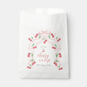 Sachets En Papier Cerise sur le dessus | FÊTE DES MARIÉES (Devant)