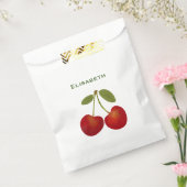 Sachets En Papier Cerises rouges nom personnalisé (Scellé)