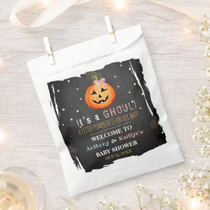 Sachets En Papier C'est A Ghoul ! Baby shower d'Halloween petit Citr
