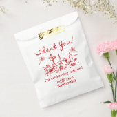 Sachets En Papier C'est Amore Illustré Merci (Scellé)