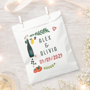 Sachets En Papier C'est l'Amore Nourriture Italienne PERSONNALISÉE M