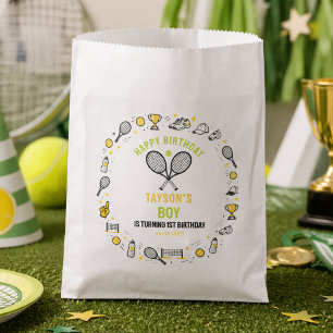 Sachets En Papier C'est l'anniversaire de Game Time Tennis 1ère part