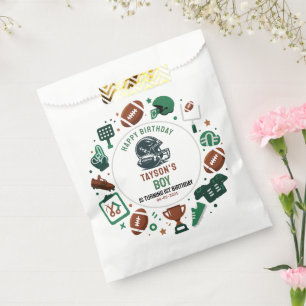 Sachets En Papier C'est l'heure du match de football 1er anniversair