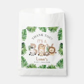 Sachets En Papier C'est un garçon Jungle Thème Baby shower Papier (Devant)