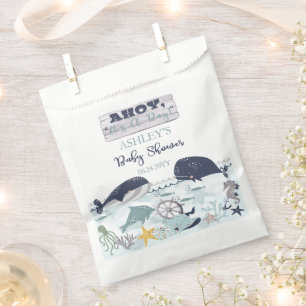 Sachets En Papier C'est un garçon sous le Baby shower marin