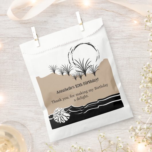 Sachets En Papier C'est une fête d'anniversaire de plage (Coupé)