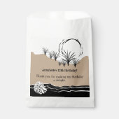 Sachets En Papier C'est une fête d'anniversaire de plage (Devant)