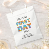 Sachets En Papier C'EST VOTRE PREMIER JOUR AUSSI enseignant au paren (Coupé)