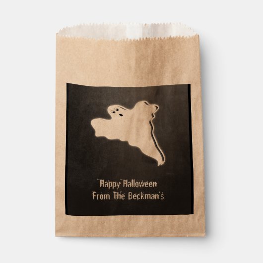 Sachets En Papier Chalk Board Éffrayant Halloween Ghost (Devant)