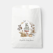 Sachets En Papier Champignon d'automne | Baby shower forestier (Devant)