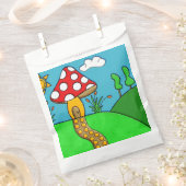 Sachets En Papier champignon rouge mignon (Coupé)