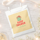 Sachets En Papier Champignons avec Baby shower de grenouille (Coupé)