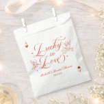 Sachets En Papier Chanceux en amour Vintage Cupidon Réception de mar<br><div class="desc">Ce sont des pochettes de fête pour une réception de mariage élégante Chanceux en amour Vintage Cupidon !</div>