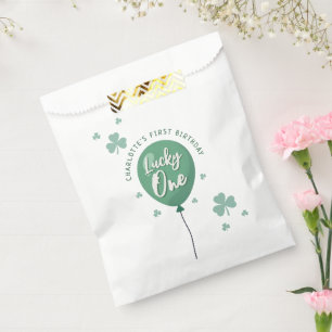 Sachets En Papier Chanceux premier anniversaire Saint-Patrick trèfle