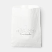 Sachets En Papier Chanoukah (Devant)