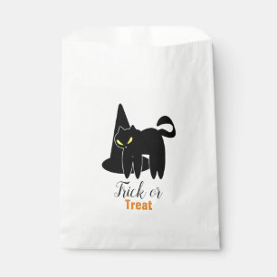 Sachets En Papier Chapeau de chat et de sorcière mignons et effrayan