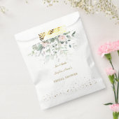 Sachets En Papier Charmant rose floral doré aquarelle pour enterreme (Scellé)