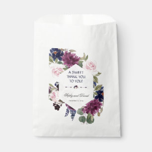 Sachets En Papier Charme Lavande violet fleurs MERCI