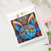 Sachets En Papier Chat Abstrait aux yeux jaunes (Scellé)