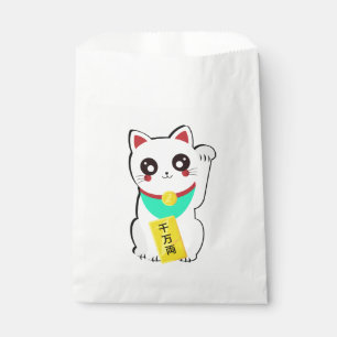Sachets En Papier Chat chinois chanceux