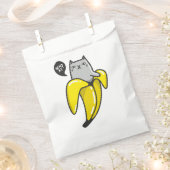 Sachets En Papier Chat en banane (Coupé)