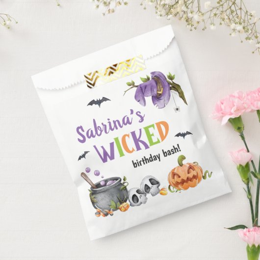 Sachets En Papier Chat en sorcière, fête d'anniversaire, tout âge (Scellé)