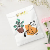 Sachets En Papier Chat et le plante (Scellé)