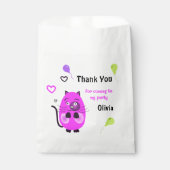 Sachets En Papier Chat lilas mou (Devant)