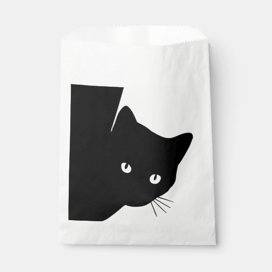 Sachets En Papier Chat noir (Devant)